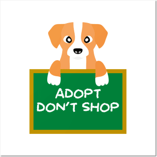 Advice Dog - Adopt Don't Shop Posters and Art